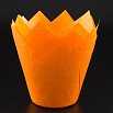 Капсула - тюльпан для выпечки оранжевая 80*50, 20 шт фото 3