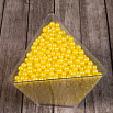 Сахарные шарики Желтые перламутровые 4 мм New, 50 гр фото 1