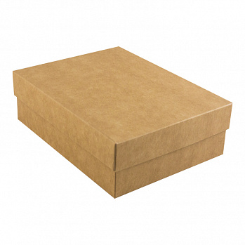 Коробка для сладостей без окна Крафт, 16,5*12,5*5 см