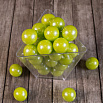 Сахарные шарики Зеленые перламутровые 12 мм New, 50 гр фото 1
