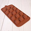 Форма силиконовая для шоколада "Роза" 20*10 см, 15 ячеек фото 4