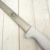 Нож для бисквита 35 см, пластиковая ручка, широкие зубчики фото 3