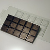 Форма для шоколада "Плитка мелкое зерно", пластик фото 1