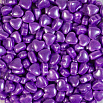 Посыпка кондитерская объёмная 3D Сердечки фиолетовые перламутровые, 50 гр фото 2