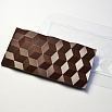 Форма для шоколада "Плитка Кубики", пластик фото 1