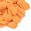 Глазурь шоколадная "Апельсин" дропсы оранжевые, 150 гр фото 3