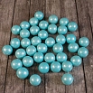 Сахарные шарики Голубые перламутровые 12 мм New, 50 гр фото 2