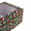 Коробка для 6 капкейков "Рождественское ассорти", с окном фото 3