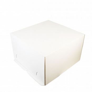 Коробка для торта картонная 30*30*19 см, (Мягкий верх)