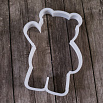 Вырубка для пряника "Мишка Привет" пластик, 11 см фото 3