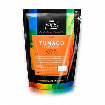 Шоколад горький Luker (Лукер) Tumaco 65% (D102), 2,5 кг