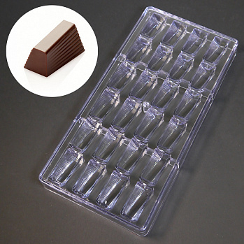 Форма для шоколада (поликарбонат) DOLCEZZA, Bake ware, 24 ячейки
