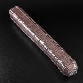 Капсулы для конфет коричневые квадратные 35*35 мм, h 22 мм, 1000 шт.