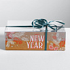 Коробка для 6 капкейков с прозрачной крышкой «Счастливого Нового года",16*23*7,5 см фото 2