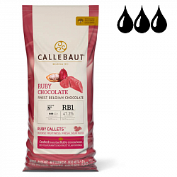 Шоколад Callebaut RUBY Chocolate / Рубиновый 32,8%, мешок (10 кг) (CHR-Q3735RB2-554)