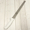 Нож для бисквита 30 см, пластиковая ручка, широкие зубчики фото 1
