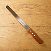 Нож для бисквита с узкими зубчиками 30 см лезвие, дерев. ручка фото 1