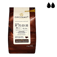 Шоколад Callebaut горький 70,5% 2,5 кг (70-30-38-RT-U71)