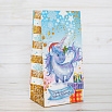 Пакет для сладостей«Удивительных чудес в новом году» единорог, 10×19,5×7 см фото 1