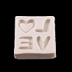 Силиконовый молд "Love с сердцем" 5,5*4,5 см фото 2
