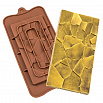 Форма силиконовая для шоколада "Ломаная плитка", 21*11 см фото 1