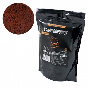 Какао порошок JB-800 алкализ.10-12%, 300 гр