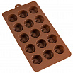 Форма силиконовая для шоколада "Вихрь" 20*10 см, 15 ячеек фото 2
