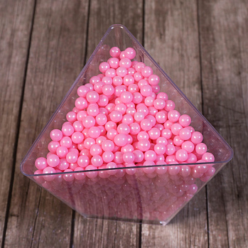 Сахарные шарики Розовые перламутровые 4 мм New, 50 гр