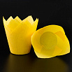 Капсула - тюльпан для выпечки желтая 80*50 мм, 20 шт фото 2