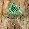 Сахарные шарики зеленые 4 мм, 1 кг (пакет) фото 2