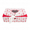 Коробка для сладостей "Сердца красные" с лентой, 16*11*5 см фото 2