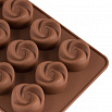 Форма силиконовая для шоколада "Вихрь" 20*10 см, 15 ячеек фото 3