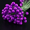 Тычинки на проволоке Фиолетовые капли, 50 шт фото 2