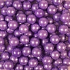 Сахарные шарики Фиолетовые перламутровые 10 мм, 50 гр фото 2