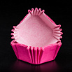 Капсулы для конфет Розовые квадрат. 35*35 мм, h 20 мм, 18-20 шт. фото 2