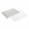 Коробка для печенья 23*30*3 см, белая с прозрачной крышкой, 50 шт фото 2