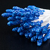 Тычинки на нитке Голубые с блеском, 50 шт фото 2