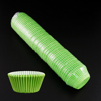 Капсулы бумажные Зеленые 50*35 мм, 1000 шт