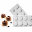 Форма для муссовых десертов Stone 8 ячеек, Silikolove фото 1