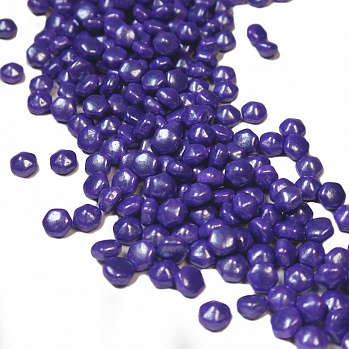 Посыпка кондитерская "Кристаллы фиолетовые перламутровые", 50 гр