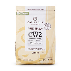 Шоколад Callebaut белый 26% 2,5 кг (CW2-RT-U71)