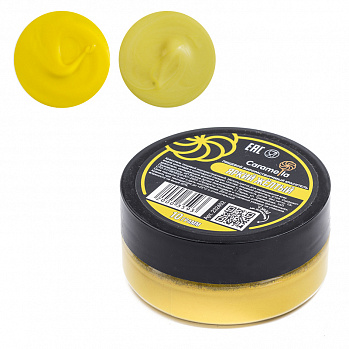 Краситель сухой жирорастворимый Caramella Яркий Желтый 10 гр