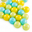 Сахарные шарики желтые/зеленые/голубые 12 мм, 50 гр фото 1