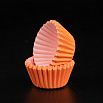 Капсулы бумажные для конфет Оранжевые 25*18 мм, 20-25 шт фото 1