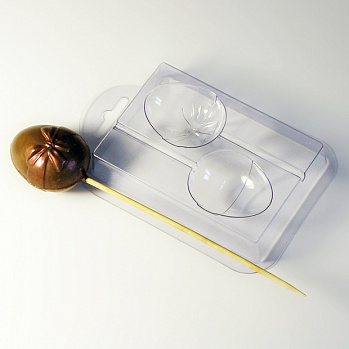 Форма пластиковая "Яйцо с бантиком на палочке"