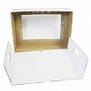 Коробка для торта 30*40*12 см, квадратное Окно (самолет) фото 2