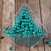 Сахарные шарики голубые 4 мм, 50 грамм фото 1