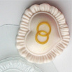 Форма пластиковая "Сердце с кольцами" фото 1