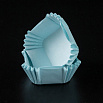 Капсулы для конфет голубые квадрат. 35*35 мм, h 25 мм, 15-20 шт. фото 1