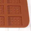 Форма силиконовая для шоколада "Шоколадка мини" 21*10,5 см, 12 ячеек фото 3